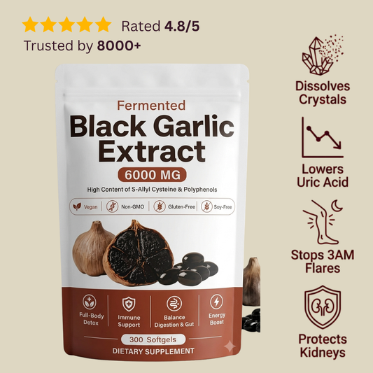 UricRoot: Fermented Black Garlic Restoration Protocol
